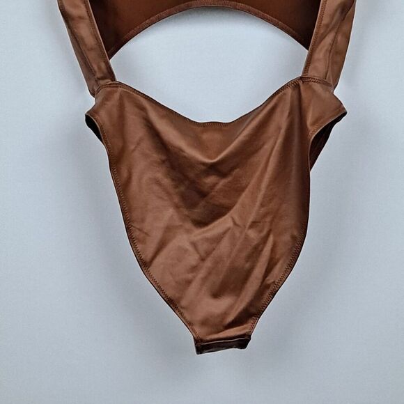 Skims ladies Cut out Wet Jersey Bodysuit NWT - Picture 5 of 8